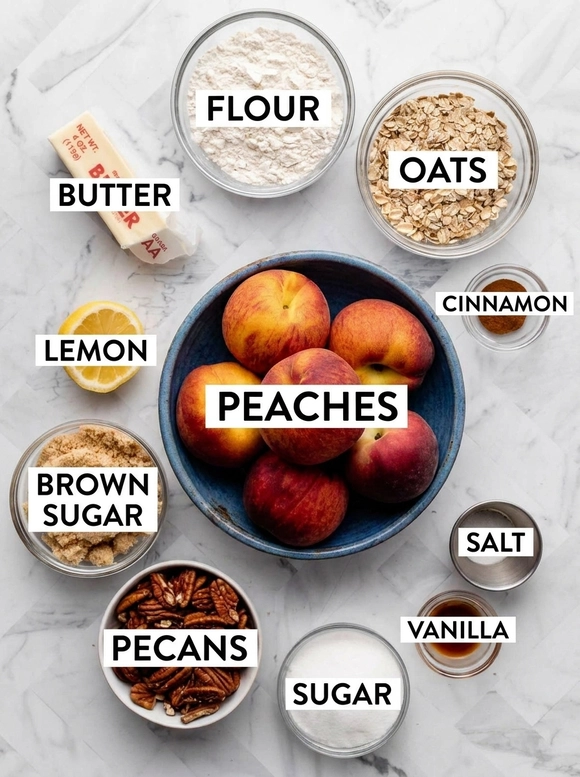 Easy Peach Crisp Recipe - 1