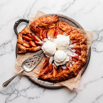Easy Peach Galette Recipe