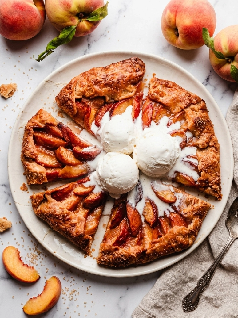 Easy Peach Galette Recipe - 2
