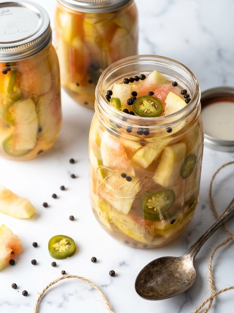 Easy Pickled Watermelon Rind Recipe - 1