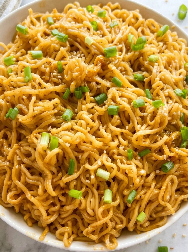 Easy Sesame Garlic Ramen Noodles - 1