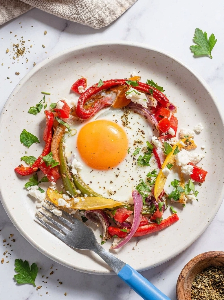 Easy Sheet Pan Eggs with Vegetables - 2