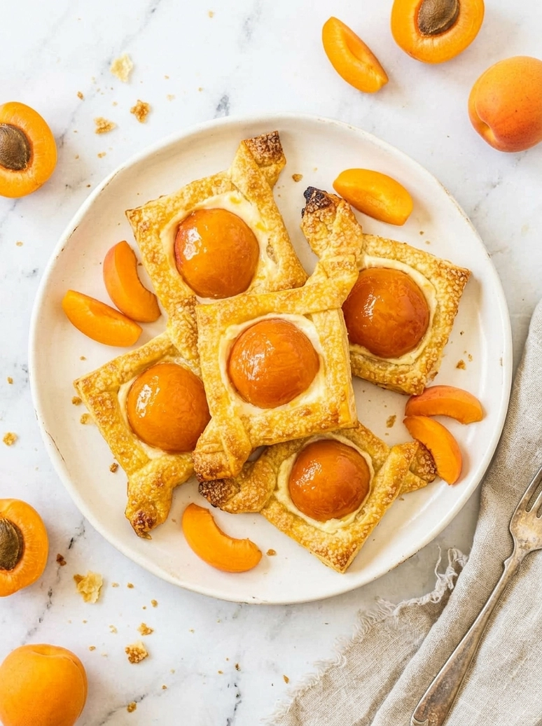 Flaky Apricot Cream Cheese Pastries - 1