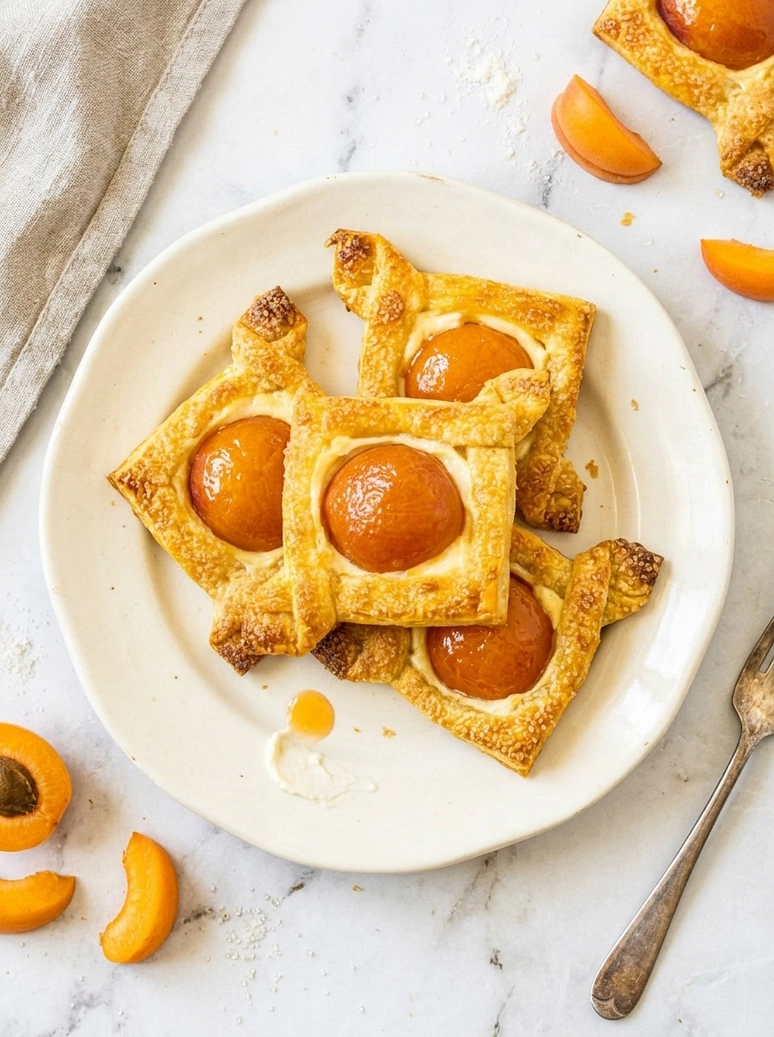 Flaky Apricot Cream Cheese Pastries - 2