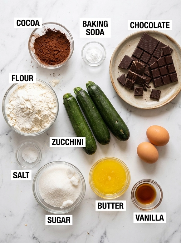 Fudgy Chocolate Zucchini Bread - 1
