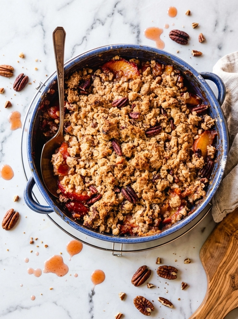 Gluten-Free Fresh Peach Crisp Recipe - 2