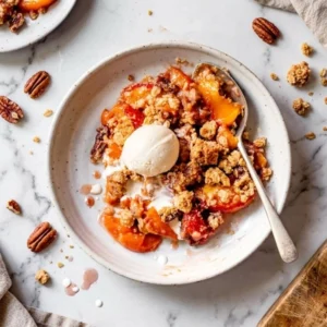 Gluten-Free Fresh Peach Crisp Recipe