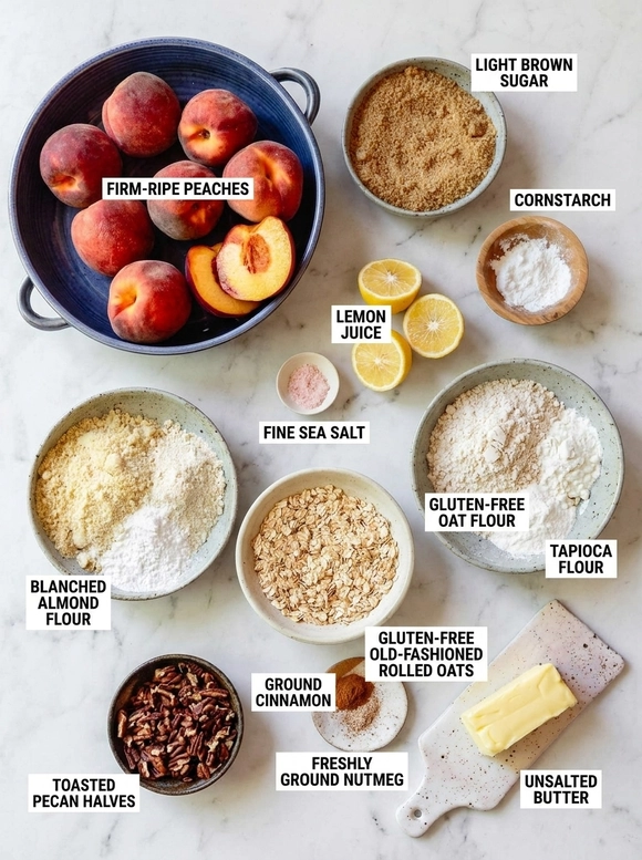 Gluten-Free Fresh Peach Crisp Recipe - 1