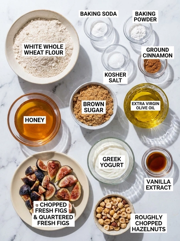 Healthy Whole Wheat Fig Bread - 1