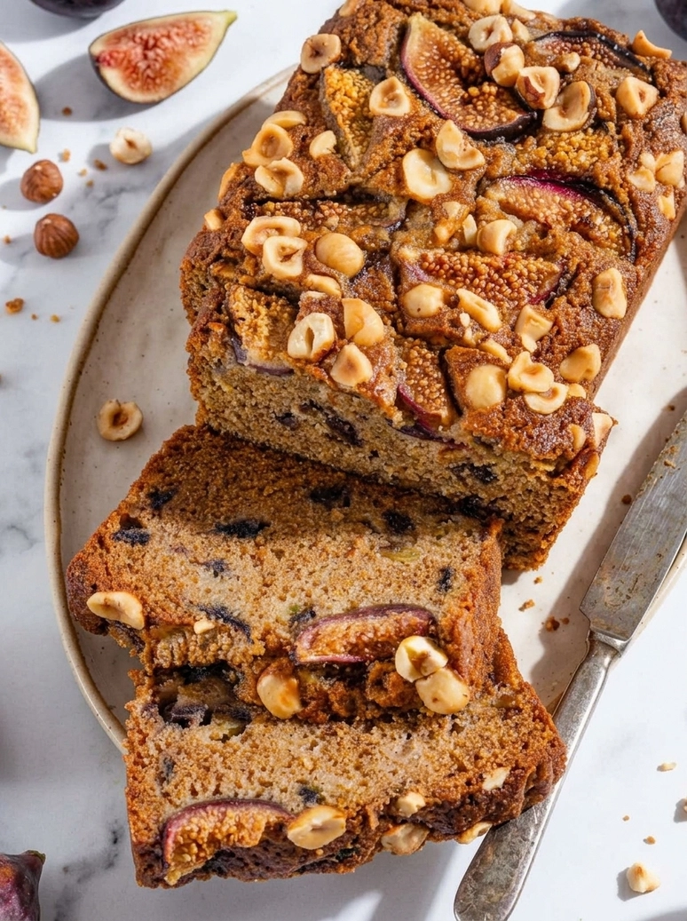 Healthy Whole Wheat Fig Bread - 1