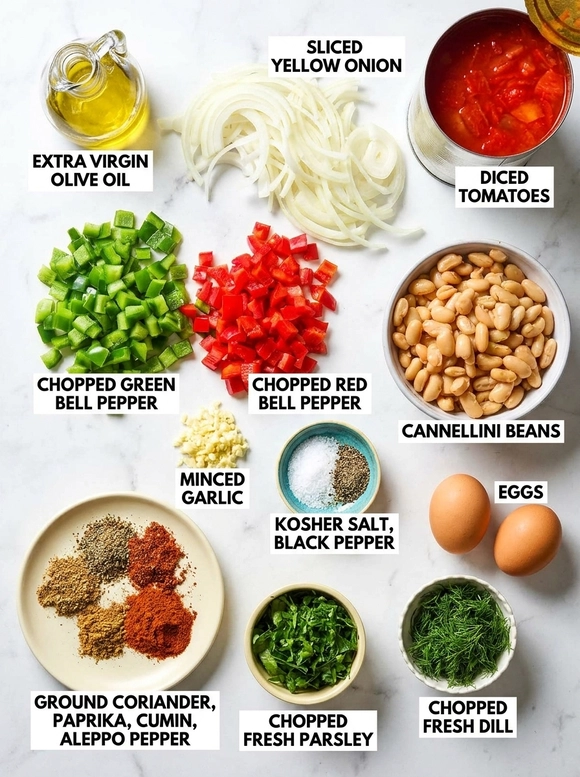 Hearty White Bean Shakshuka Recipe - 1