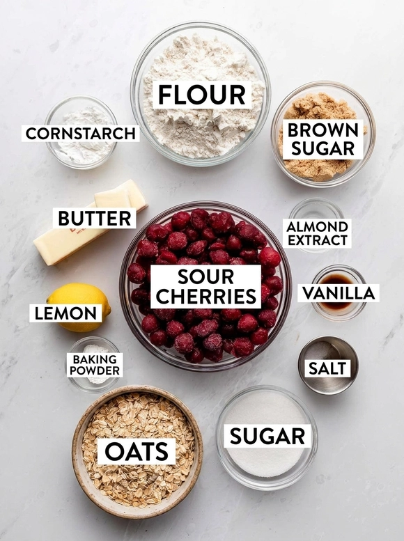 Homemade Cherry Pie Bars Recipe - 1