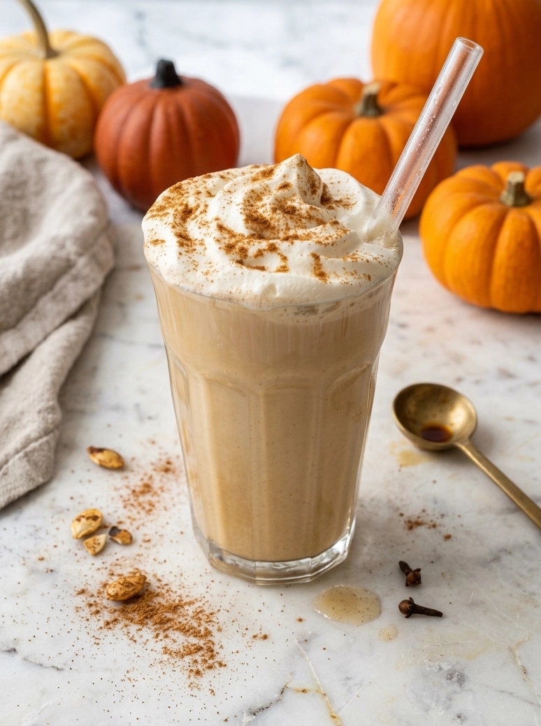 Homemade pumpkin spice frappuccino - 1
