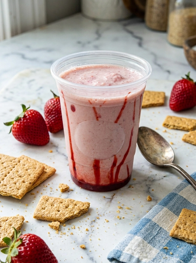 Homemade Strawberry Cheesecake Frappuccino - 2