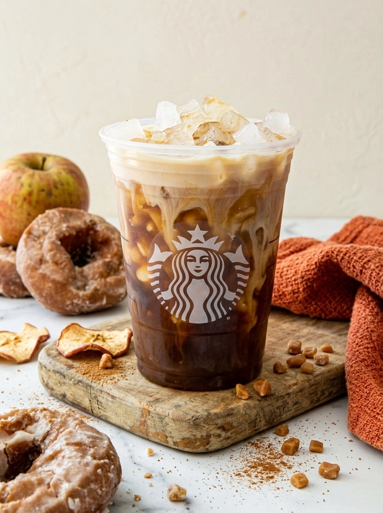 Iced Caramel Apple Cream Latte - 2