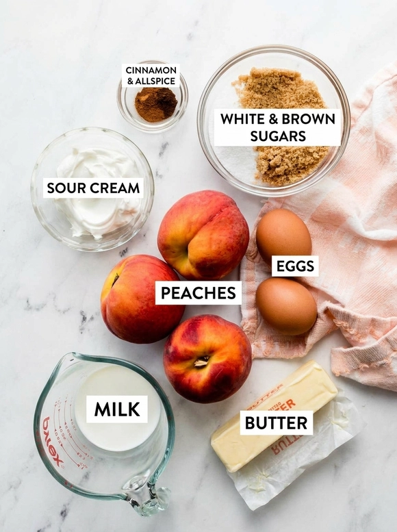 Juicy Peach Muffins with Streusel - 1