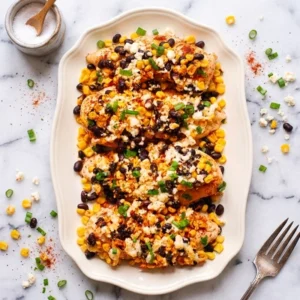 Mexican Street Corn Chicken Bake