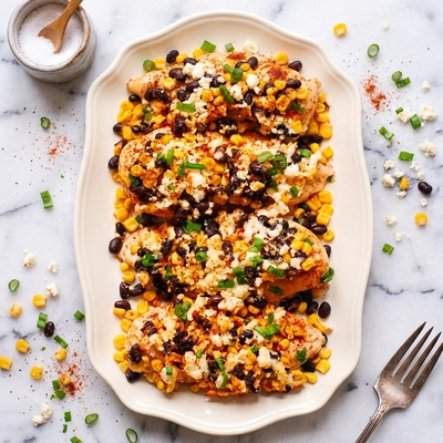 Mexican Street Corn Chicken Bake