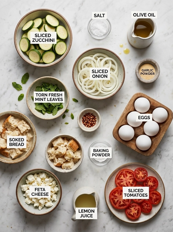 Middle Eastern Baked Zucchini Omelet - 1