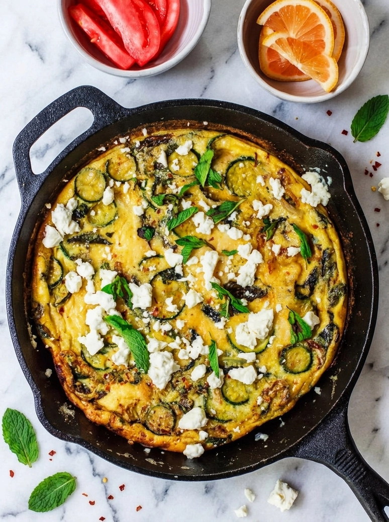 Middle Eastern Baked Zucchini Omelet - 1