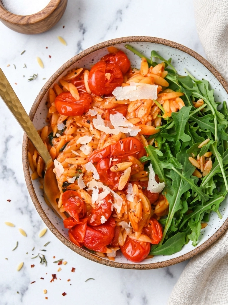 One Pot Orzo with Cherry Tomatoes - 2