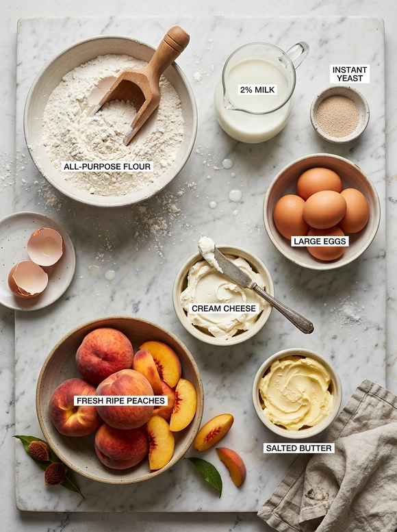 Peach Cobbler Cinnamon Rolls Recipe - 1
