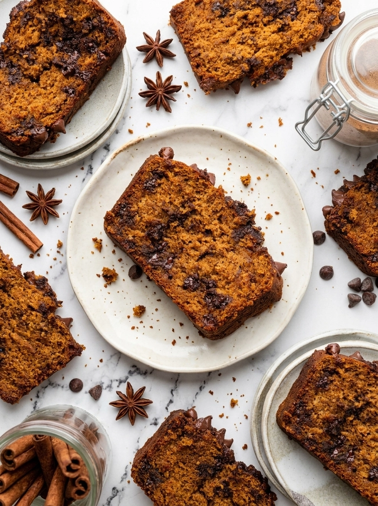 Pumpkin Chocolate Chip Banana Bread - 1