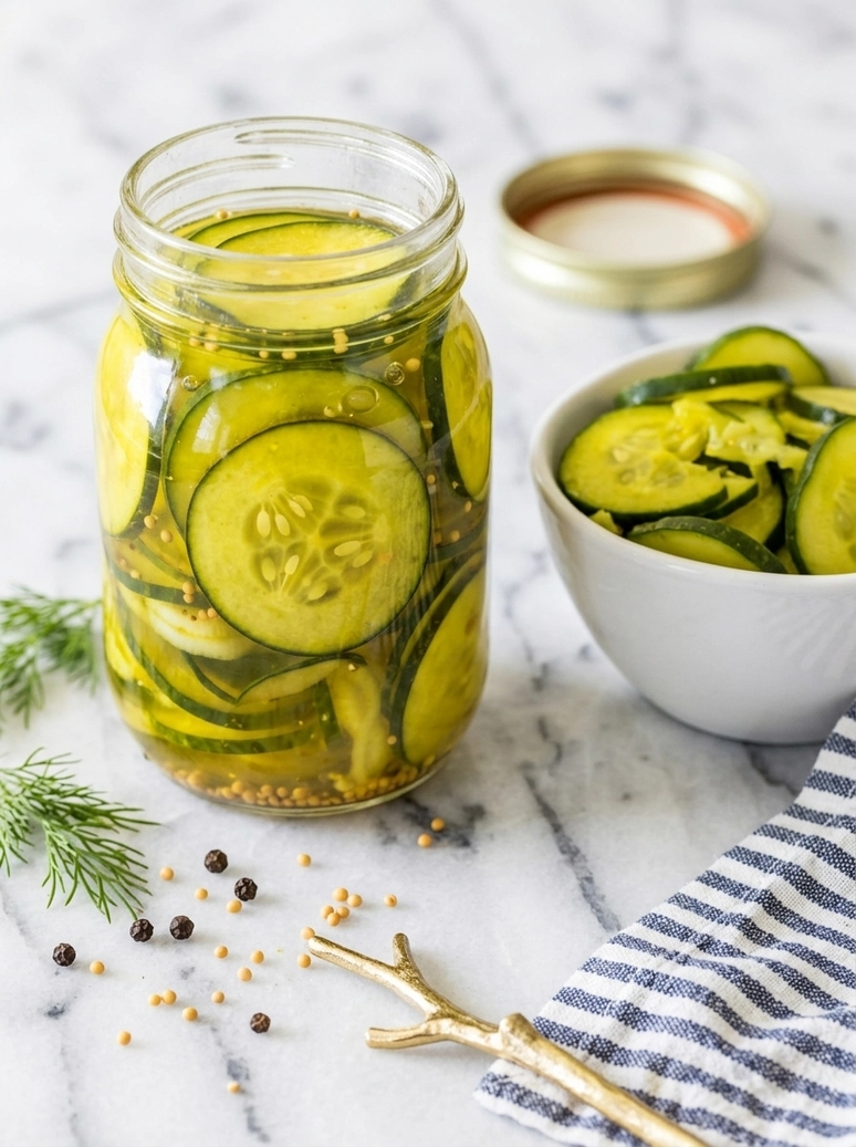 Quick and Easy Refrigerator Pickles - 1