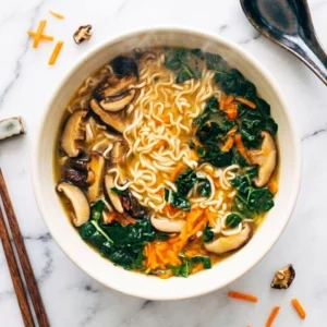 Quick Homemade Ramen with Vegetables