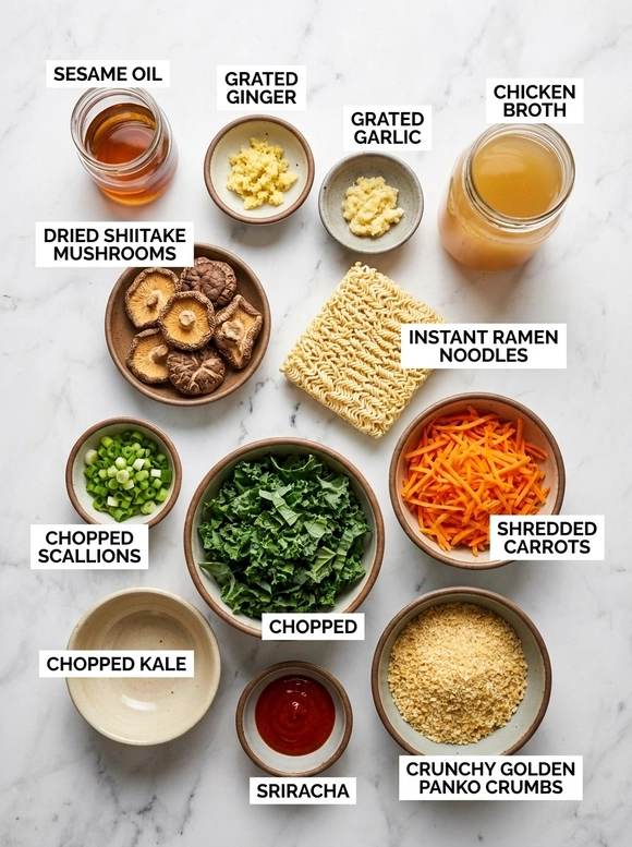 Quick Homemade Ramen with Vegetables - 1