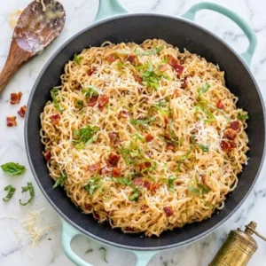 Quick Ramen Carbonara Recipe