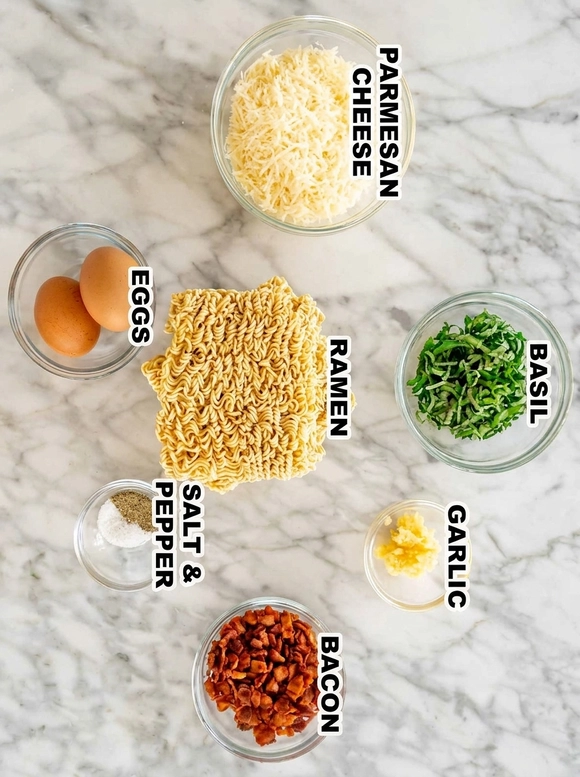 Quick Ramen Carbonara Recipe - 1