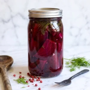 Quick Refrigerator Pickled Beets