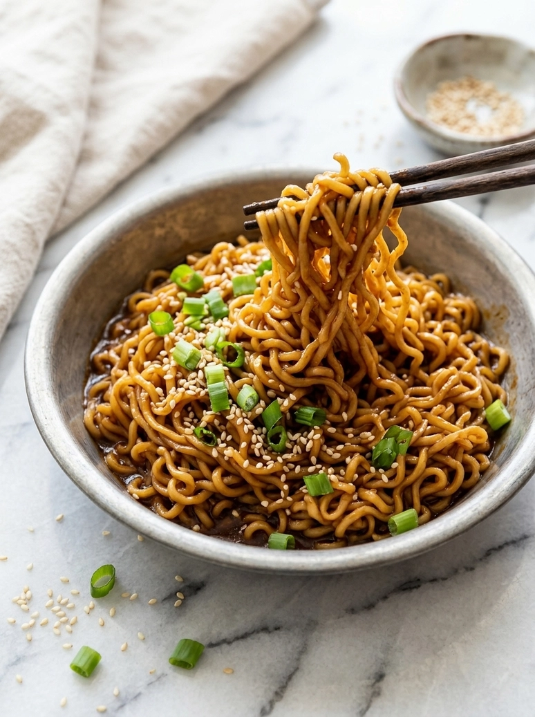 Quick Saucy Ramen Noodles Recipe - 1