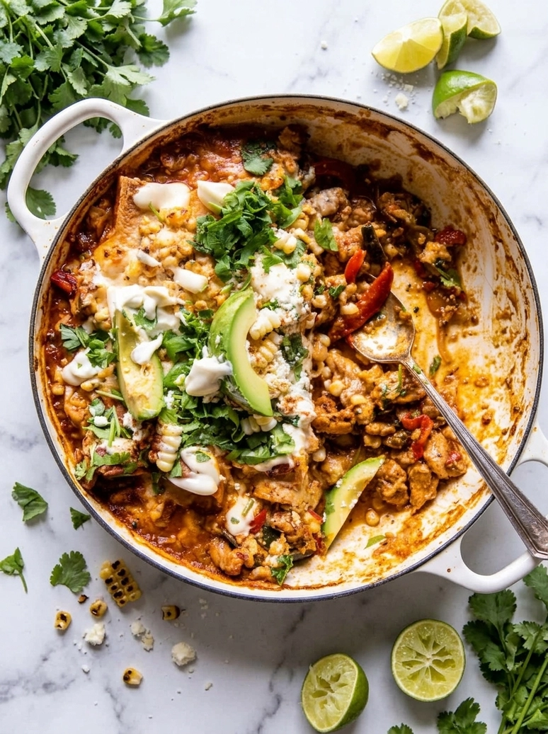 Skillet Street Corn Chicken Bake - 2