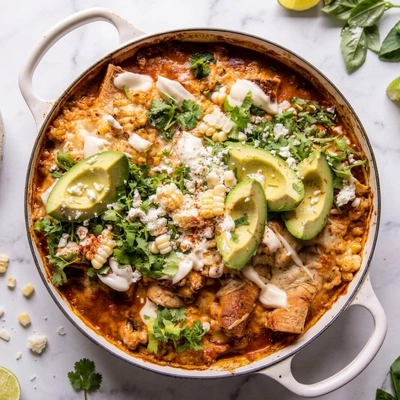 Skillet Street Corn Chicken Bake