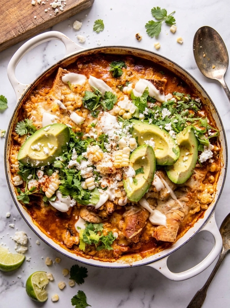 Skillet Street Corn Chicken Bake - 1