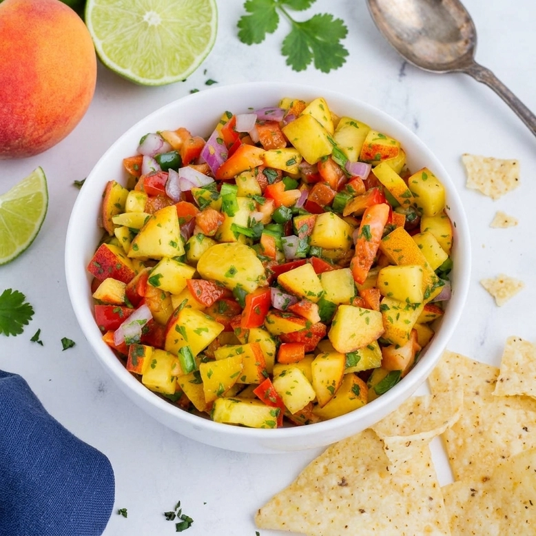 Summer Fresh Peach Salsa Recipe - 2