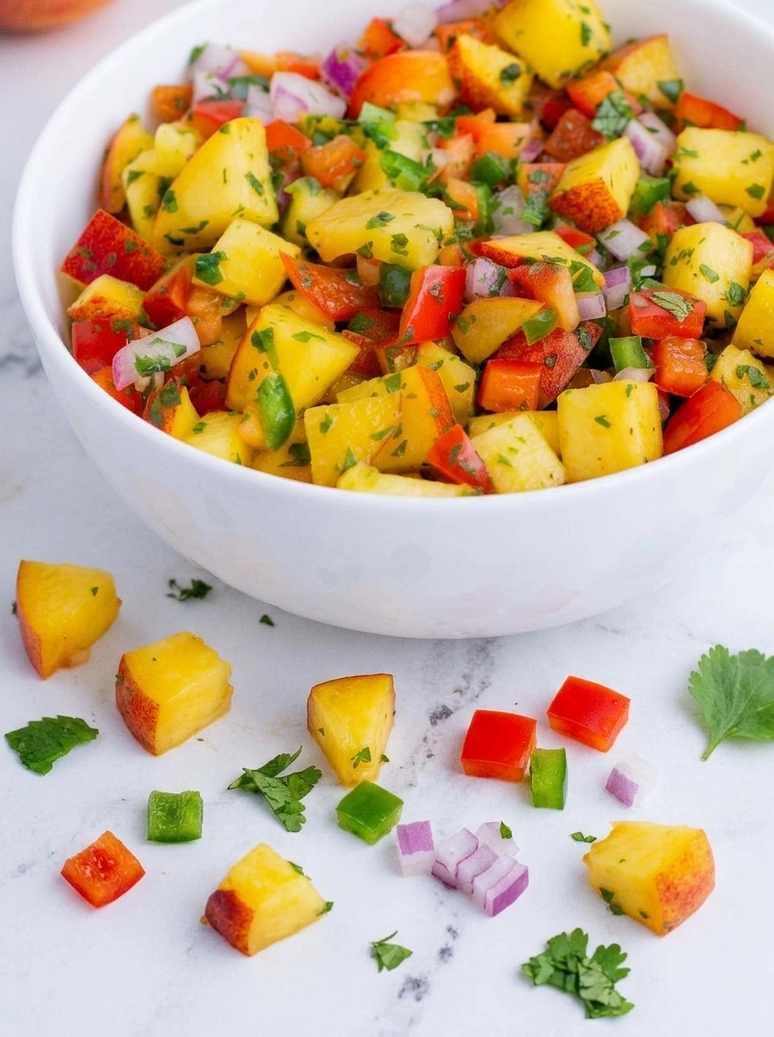 Summer Fresh Peach Salsa Recipe - 1