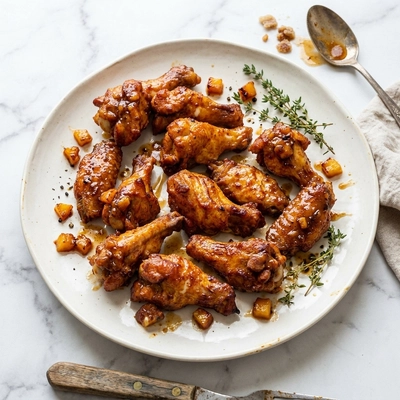 Sweet Brown Butter Peach BBQ Sauce