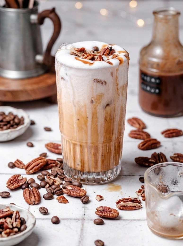 Sweet Iced Pecan Crunch Latte - 2