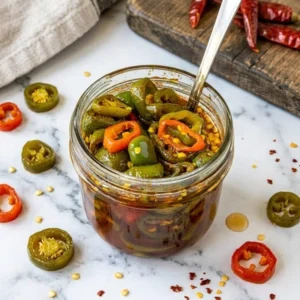 Sweet Spicy Candied Jalapenos