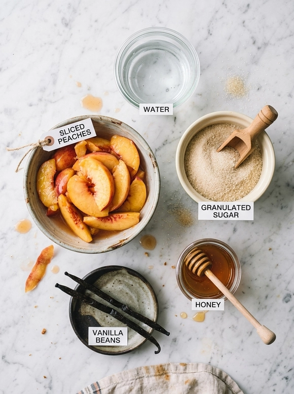 Sweet Vanilla Honey Peach Butter - 1