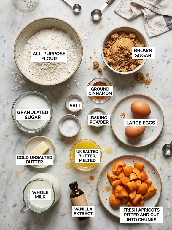 Tall Apricot Streusel Muffins - 1