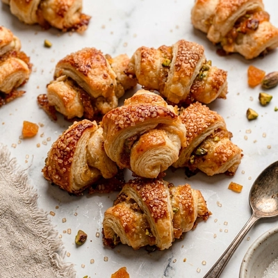 Twisted Apricot Rugelach Recipe
